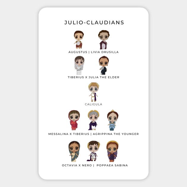 The Julio Claudians Sticker by thehistorygirl